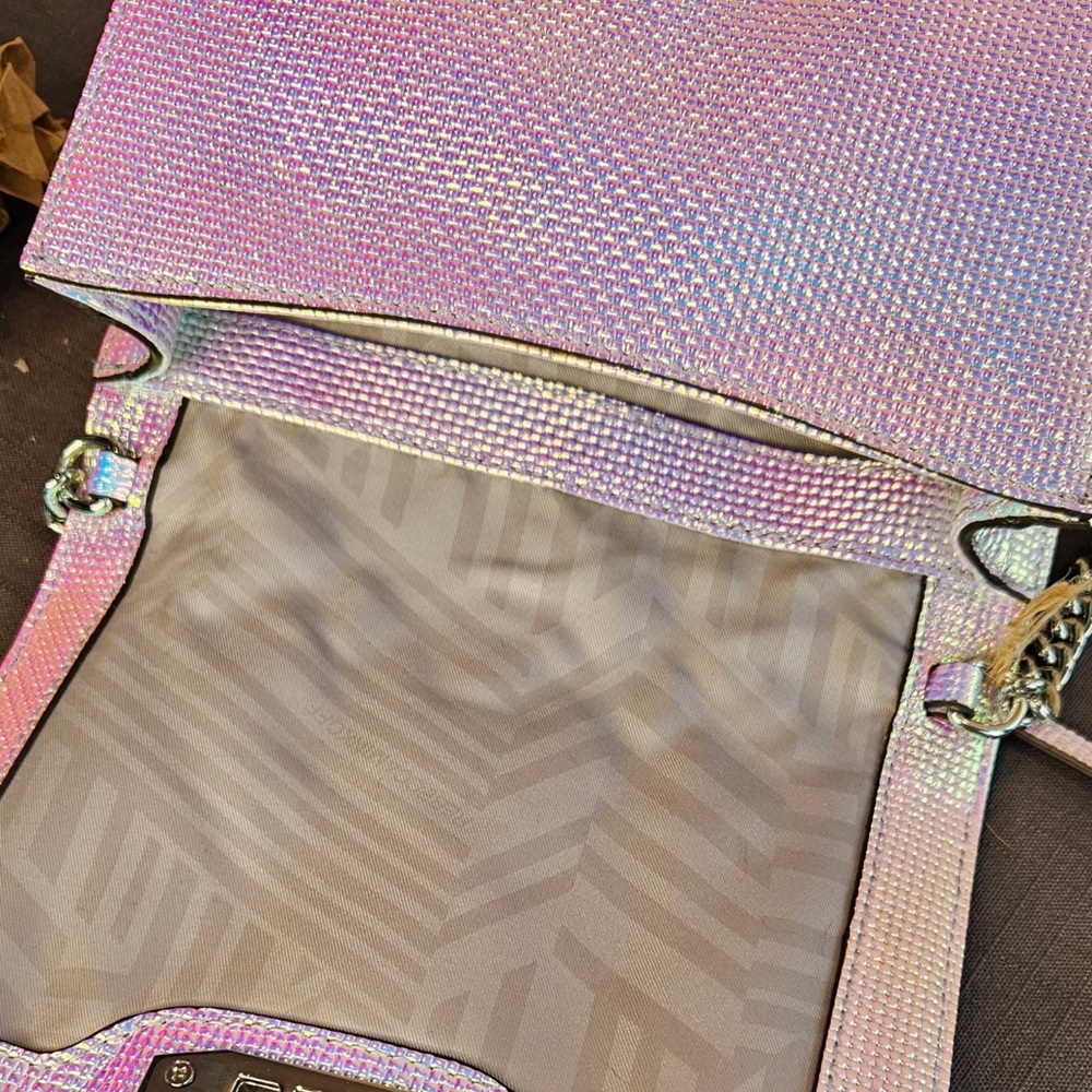 Rebecca Minkoff RARE Holographic Crossbody Bag - Picture 10 of 10